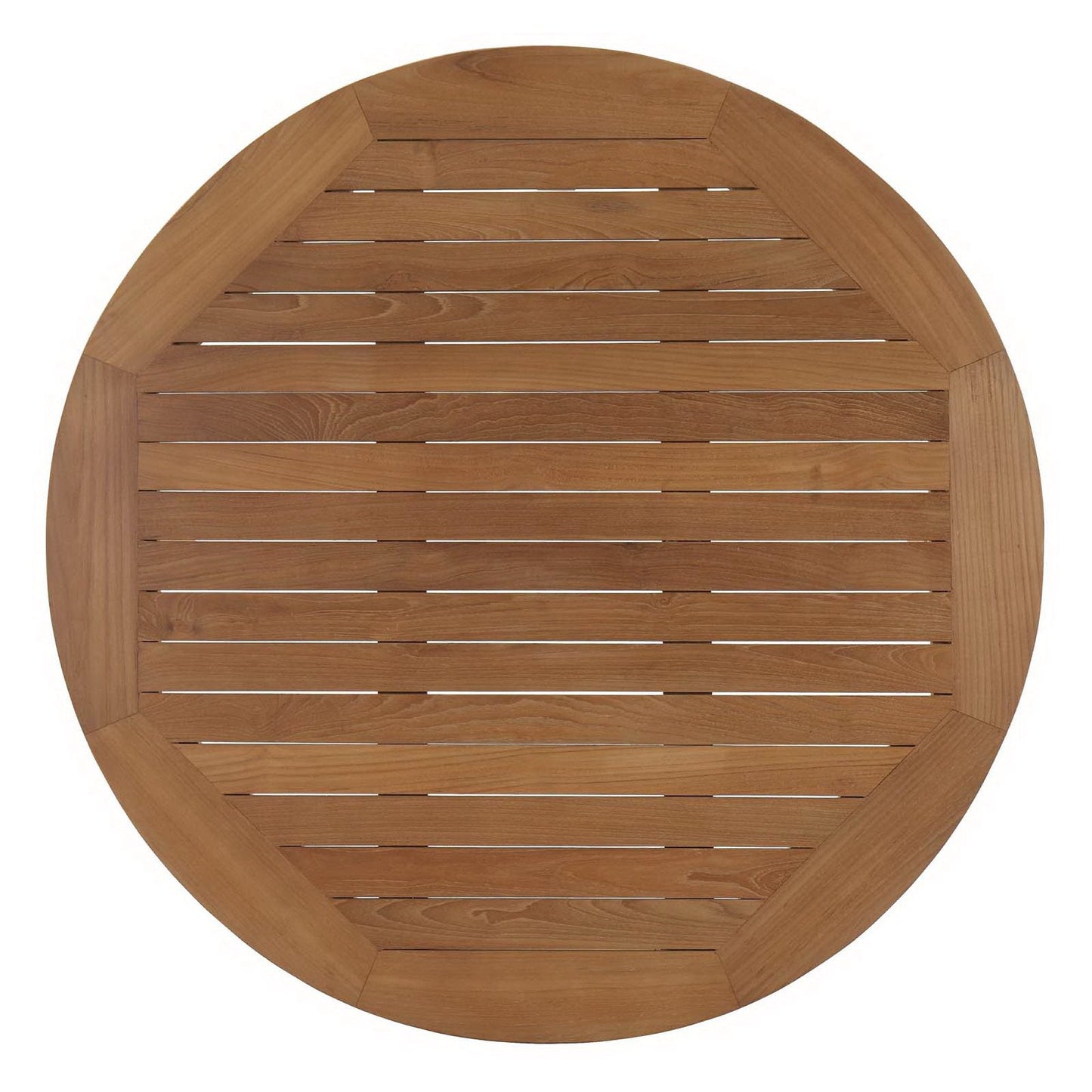 Marina Outdoor Teak Round Coffee Table by Modway