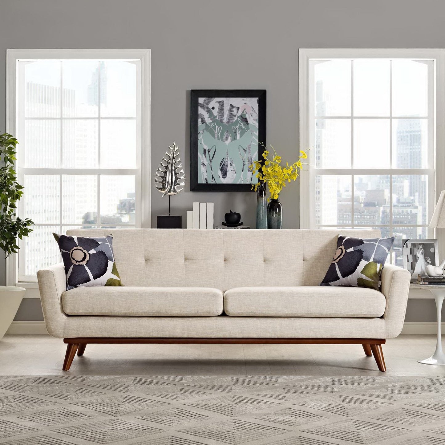 Modway Engage Fabric Sofa and Living Room