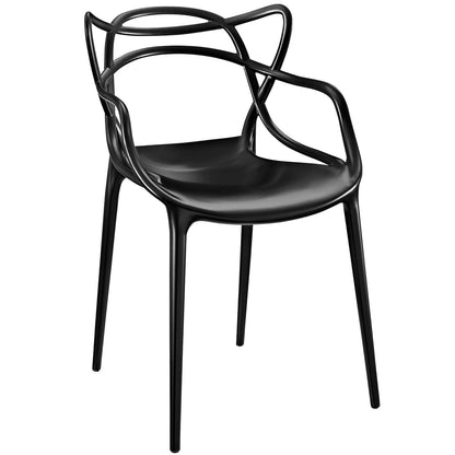 the Modway Entangled Plastic Dining Armchair