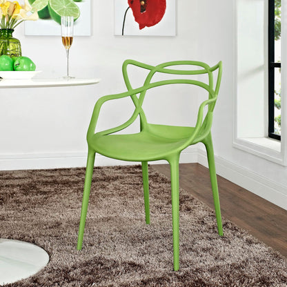 the Modway Entangled Plastic Dining Armchair