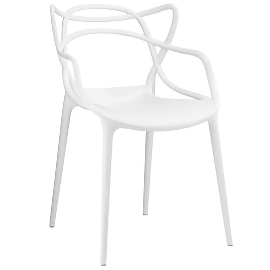 the Modway Entangled Plastic Dining Armchair