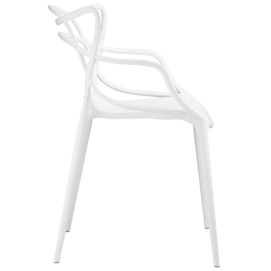 the Modway Entangled Plastic Dining Armchair
