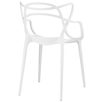 the Modway Entangled Plastic Dining Armchair