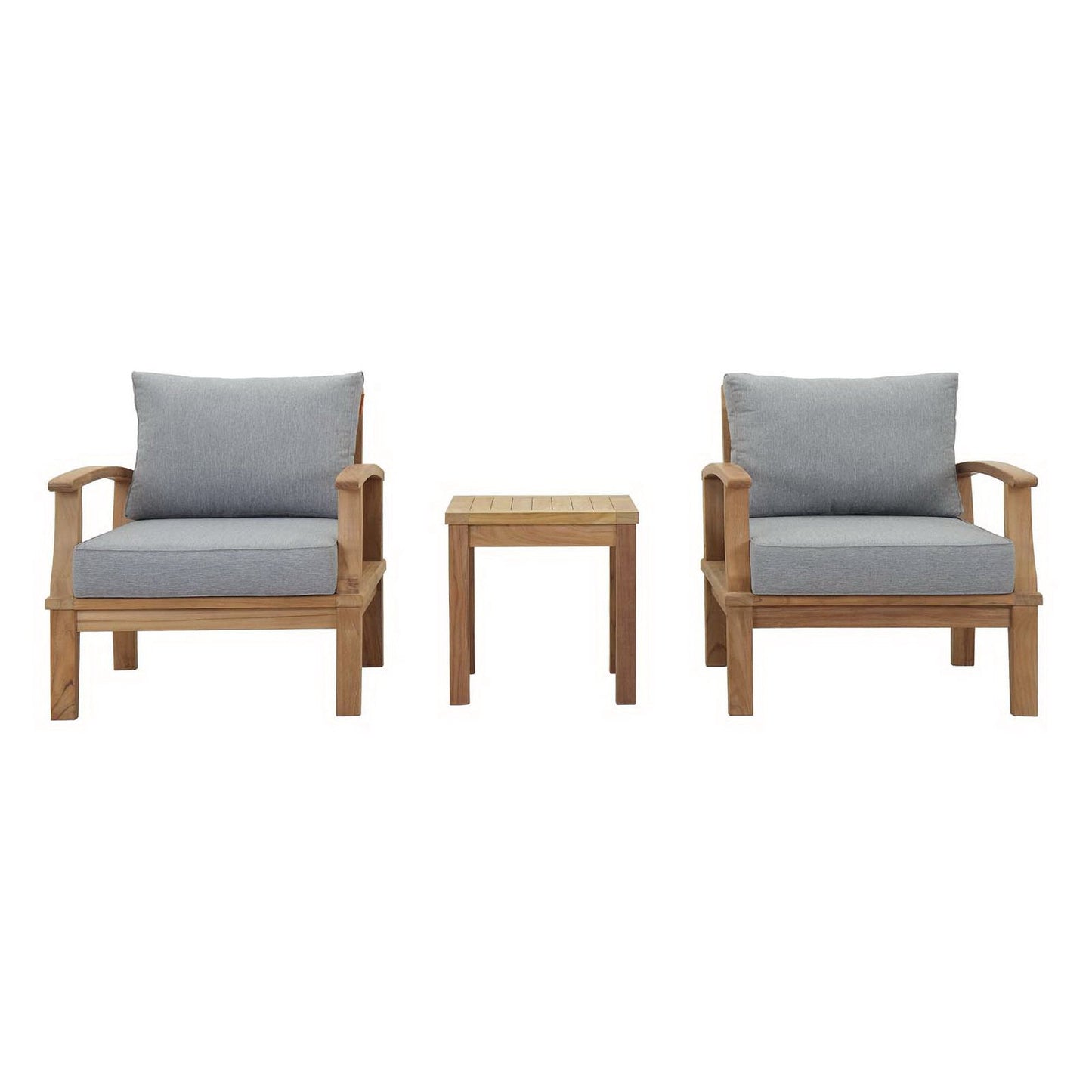 Modway Marina Outdoor Teak Set And Patio Chair