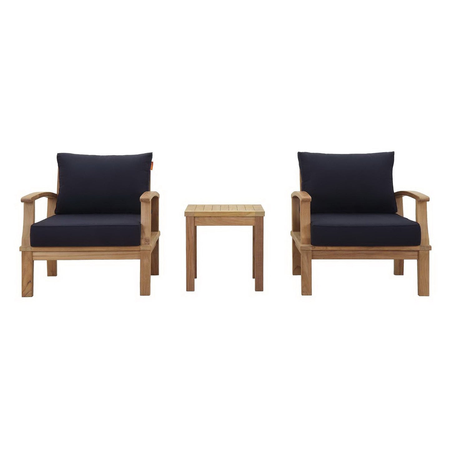 Modway Marina Outdoor Teak Set And Patio Chair