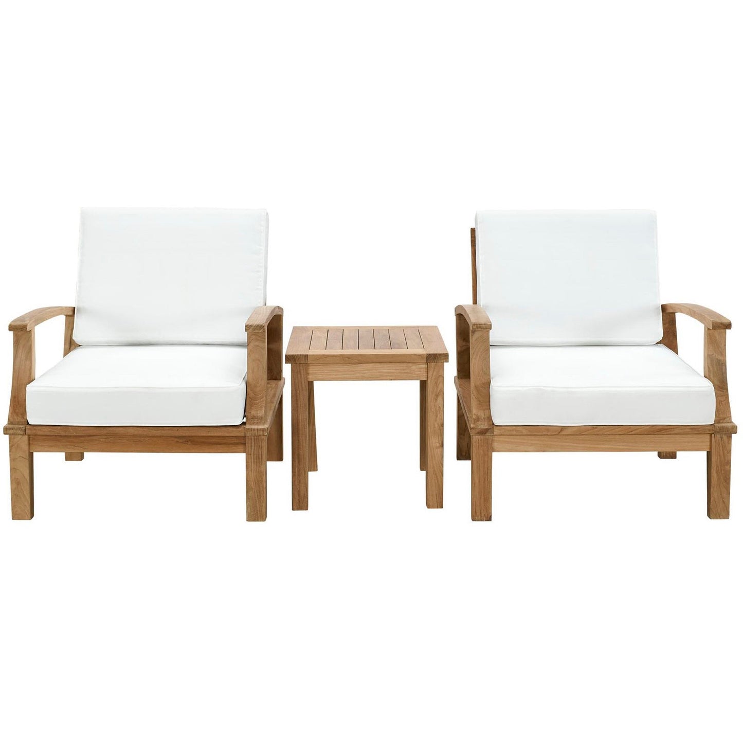Modway Marina Outdoor Teak Set And Patio Chair