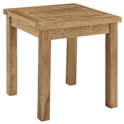 Modway Marina Outdoor Teak Set And Patio Chair
