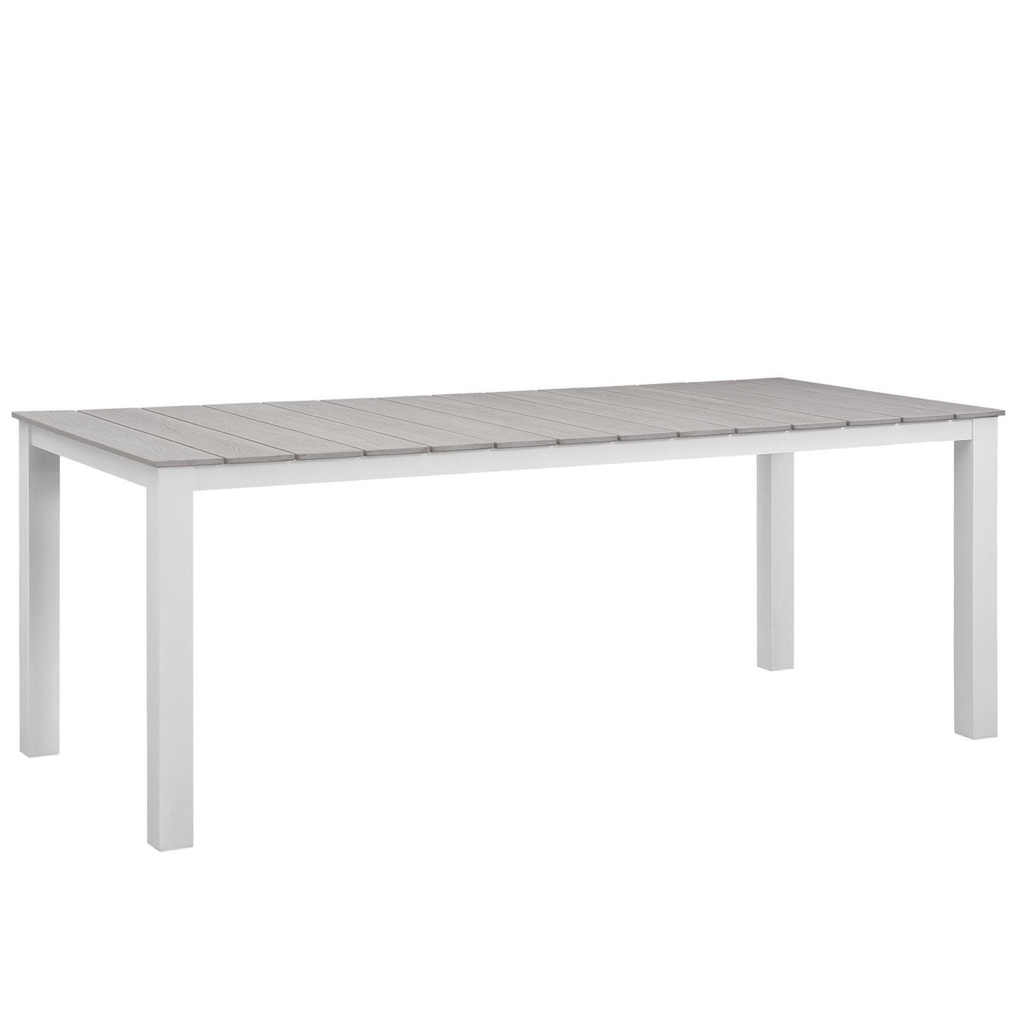 Maine 80 Inch Outdoor and Patio Dining Table