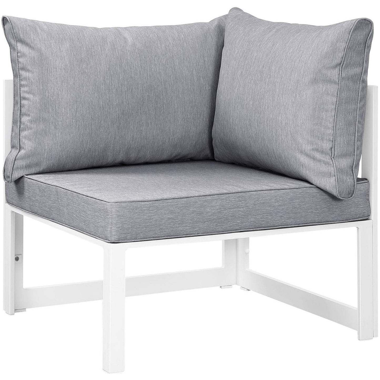 Modern Modway Fortuna Corner Patio Armchair