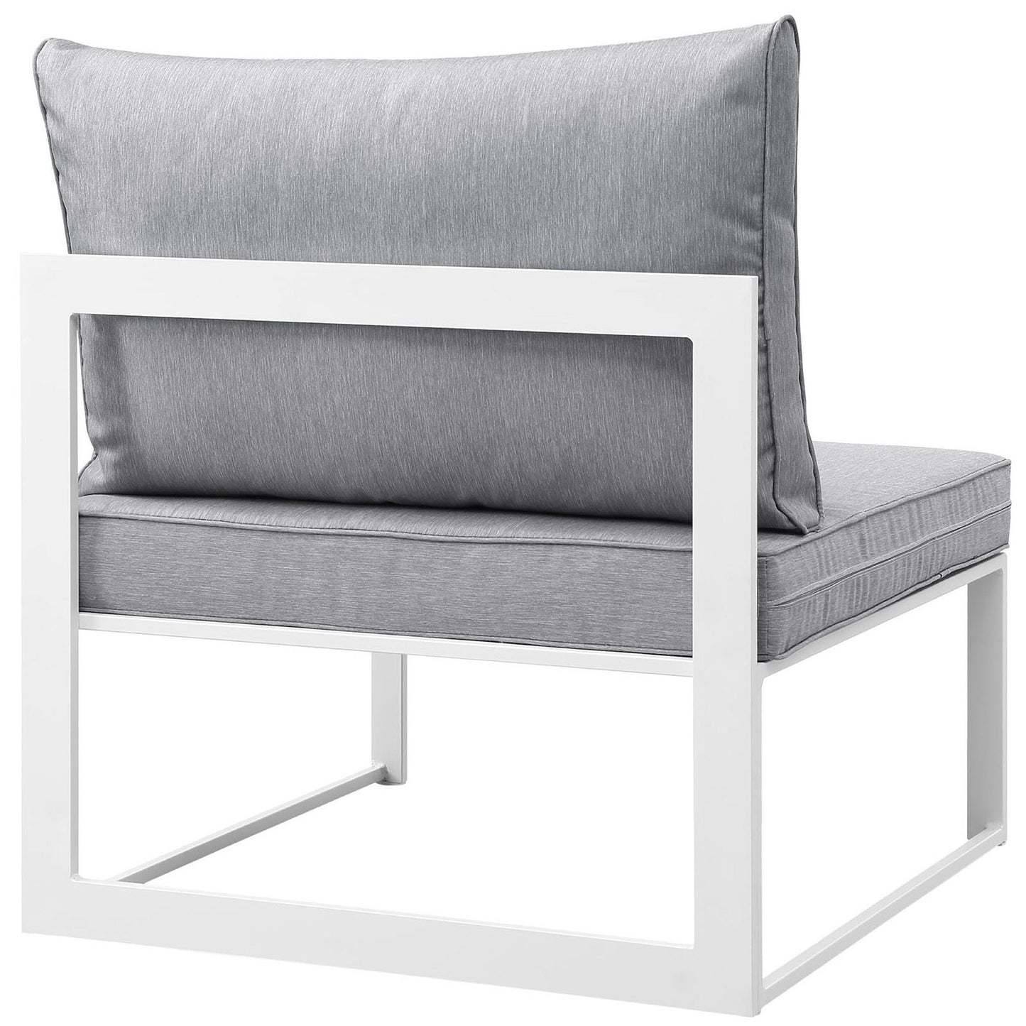 The Fortuna Armless Outdoor Patio Chair by Modway