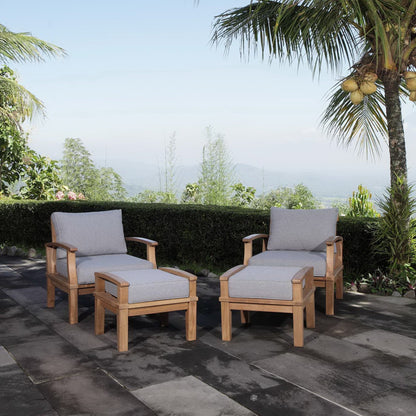 Modway Marina 4 Piece Outdoor Patio Teak Set