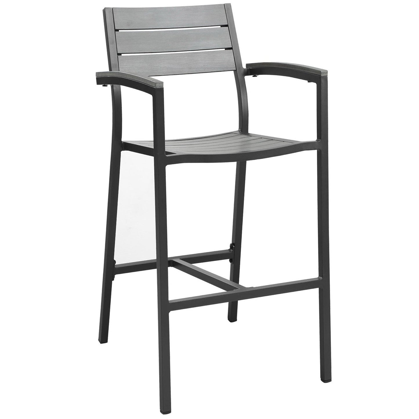 Maine Outdoor Patio Bar Stool Set Of 2 By Modway