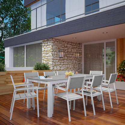 Maine 9 Piece Outdoor And Patio Dining Set