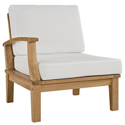 Marina 4 Piece Outdoor Patio Teak and Chairs
