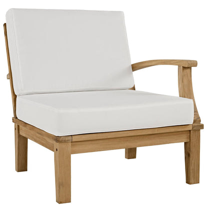 Marina 4 Piece Outdoor Patio Teak and Chairs