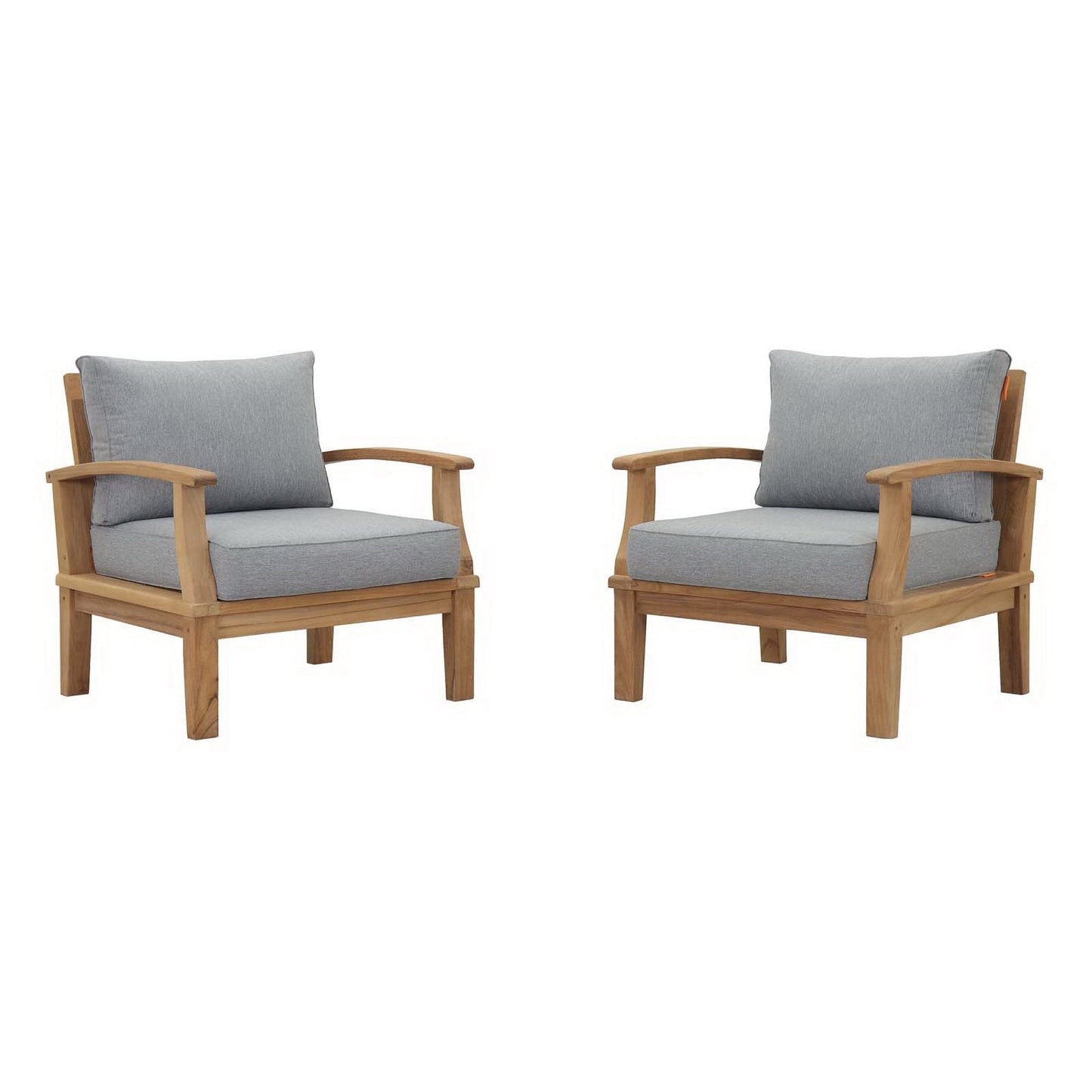 Marina Two Piece Outdoor Patio Teak and a Chair