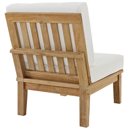 Modway Marina 2 Piece Outdoor Teak Sofa and Chair