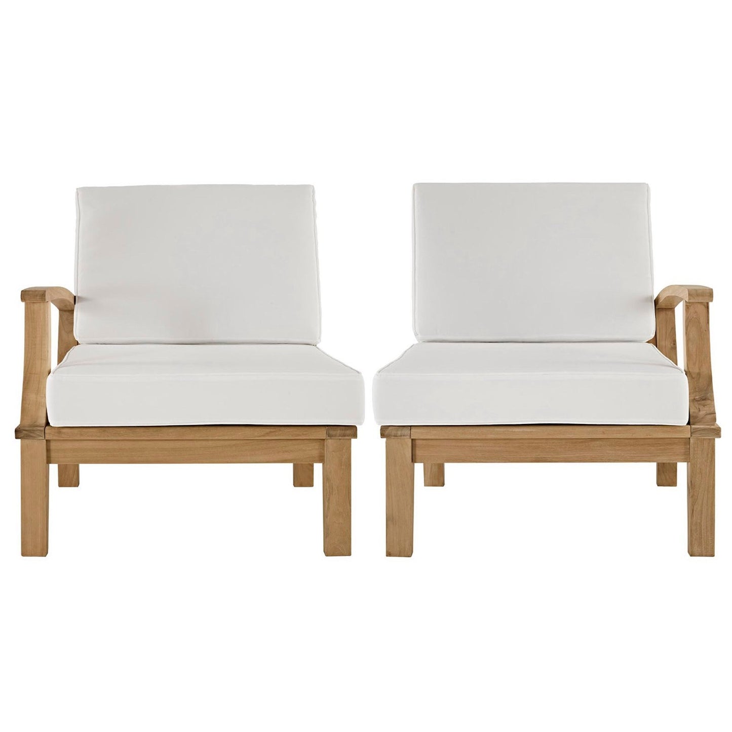 Modway Marina Two Piece Outdoor Teak Set