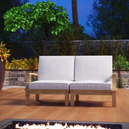 Modway Marina Two Piece Outdoor Teak Set
