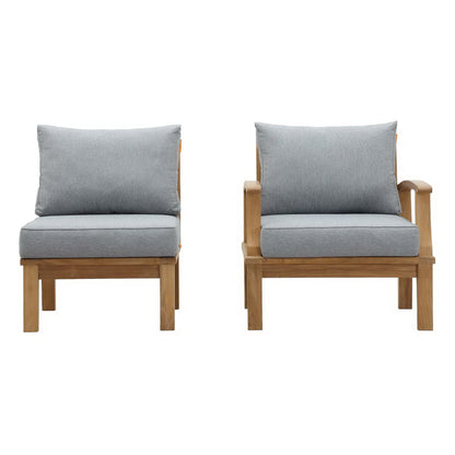 Modway Marina the Two Piece Teak Patio Set