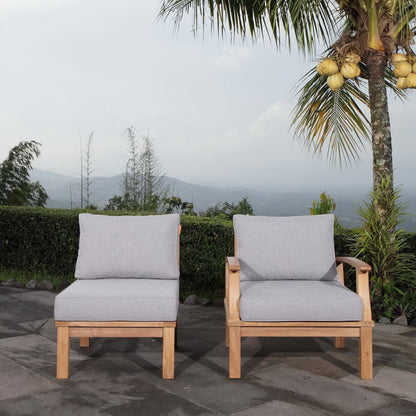 Modway Marina the Two Piece Teak Patio Set