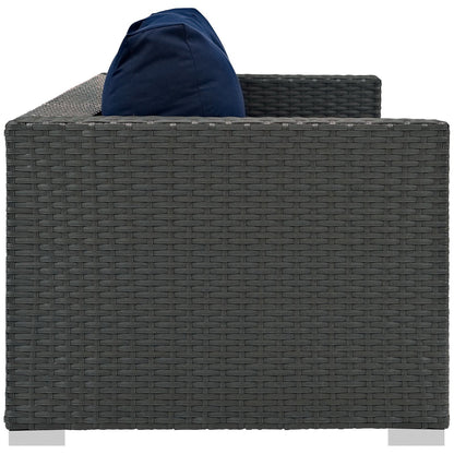 Modway Sojourn Outdoor Patio Sofa with Sunbrella