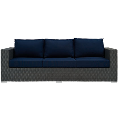 Modway Sojourn Outdoor Patio Sofa with Sunbrella
