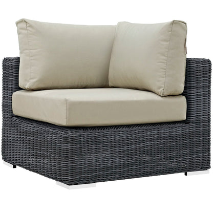 Summon Outdoor Patio Corner Sofa by Modway