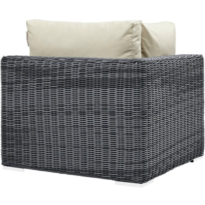 Summon Outdoor Patio Corner Sofa by Modway