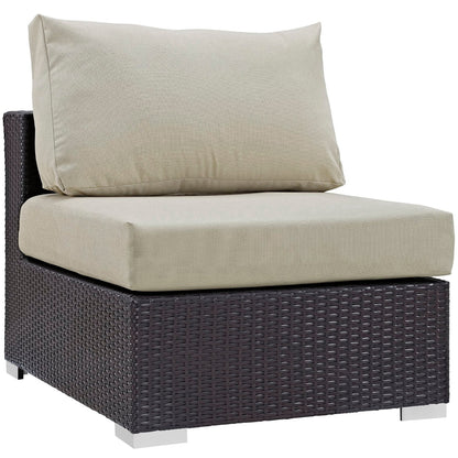 Modway Convene Outdoor Patio Armless Chair