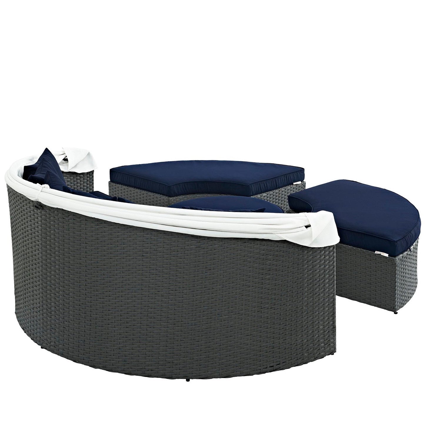 Modway Sojourn Outdoor Patio Sunbrella Daybed Set