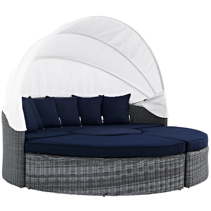 Modway Summon Outdoor Patio Daybed and Canopy