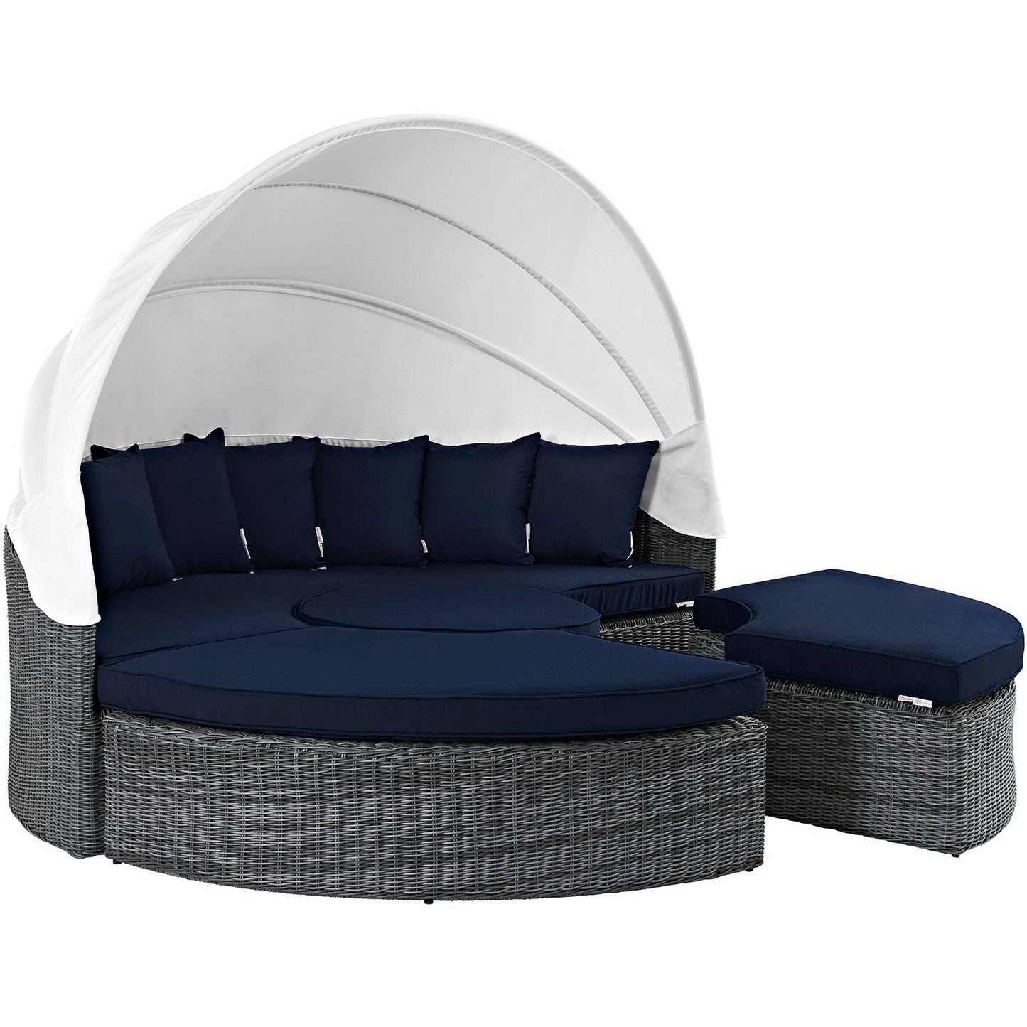 Modway Summon Outdoor Patio Daybed and Canopy