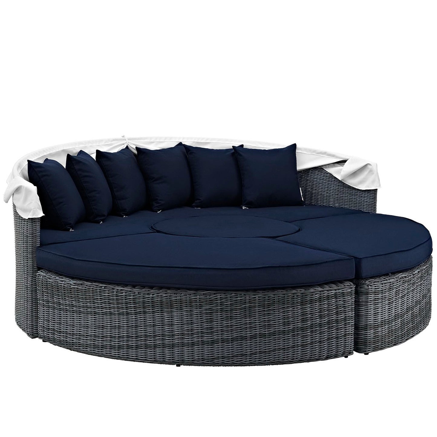 Modway Summon Outdoor Patio Daybed and Canopy