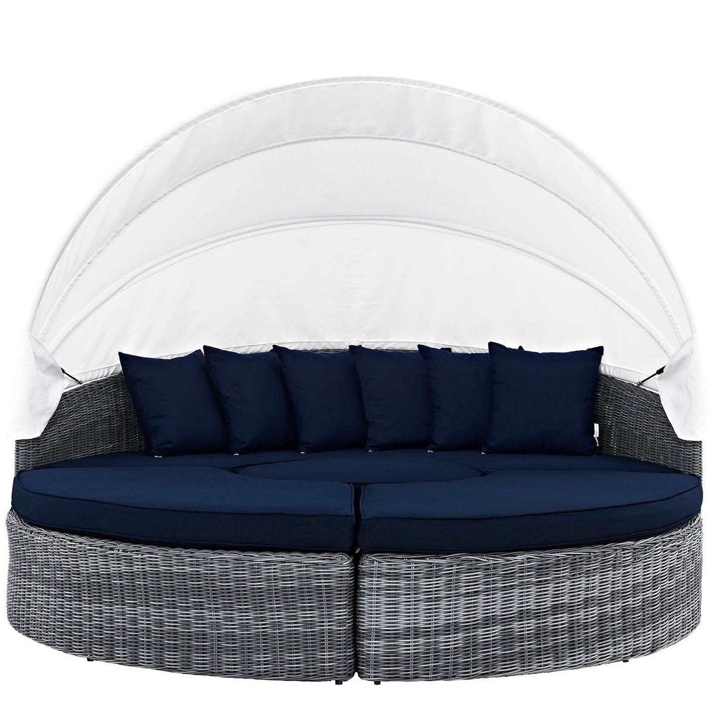 Modway Summon Outdoor Patio Daybed and Canopy