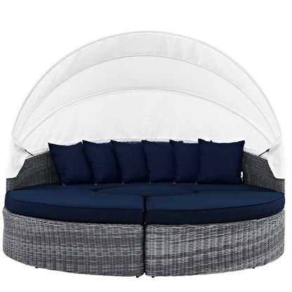 Modway Summon Outdoor Patio Daybed and Canopy