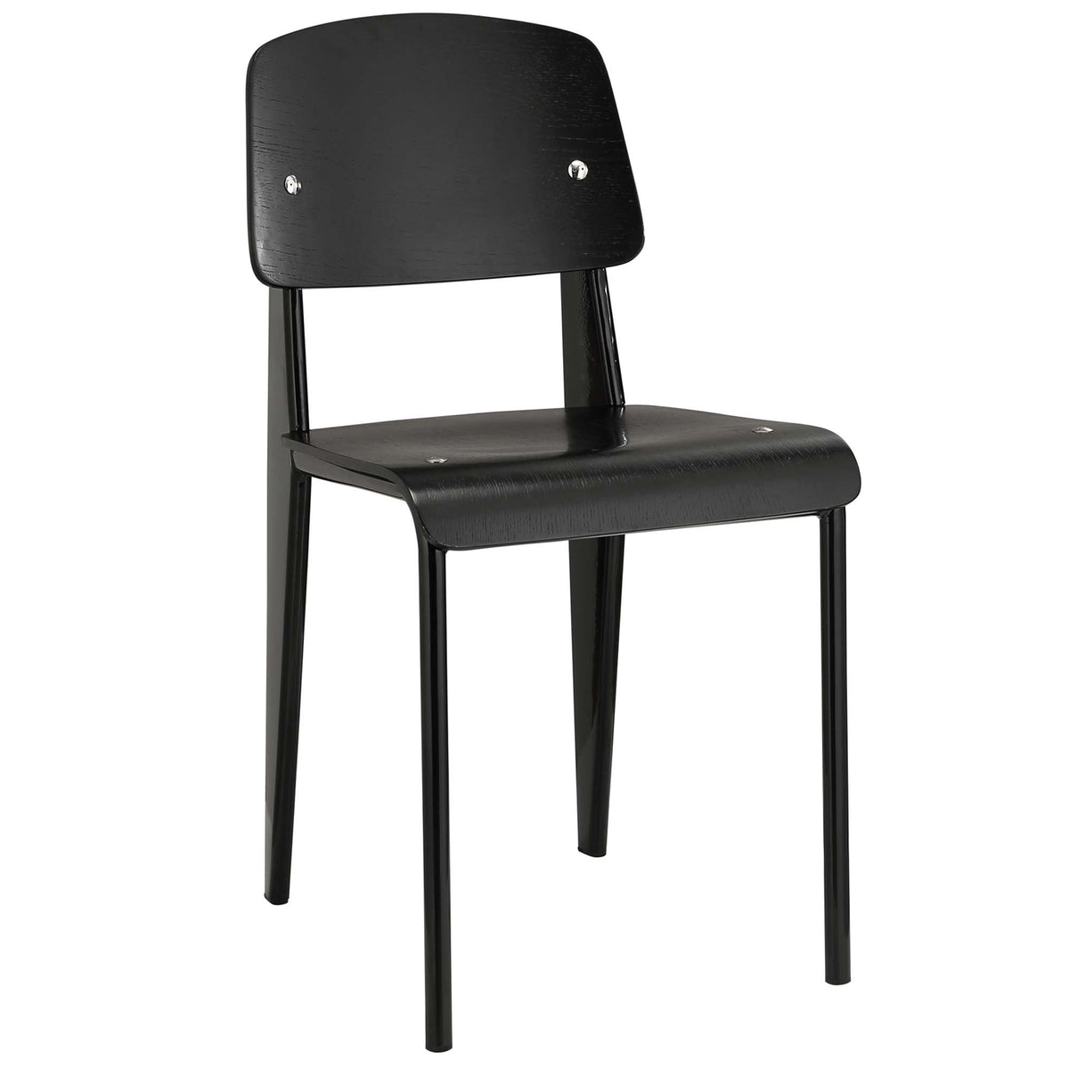 Cabin Dining Side Chair by Modway in black wood with metal legs HouseOfZazla dining chair on Tampa Home & Garden Store