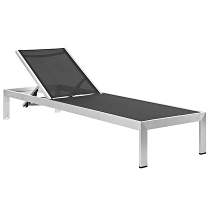 Modway Shore Outdoor Aluminum Mesh Chaise