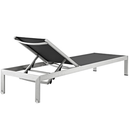 Modway Shore Outdoor Aluminum Mesh Chaise
