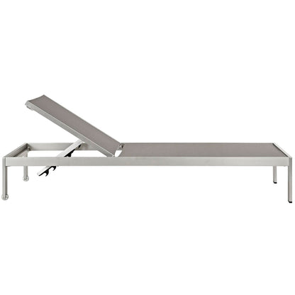 Modway Shore Outdoor Aluminum Mesh Chaise