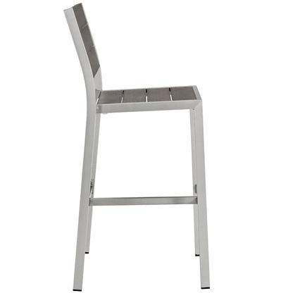 Modway Shore Outdoor Aluminum Armless Stool