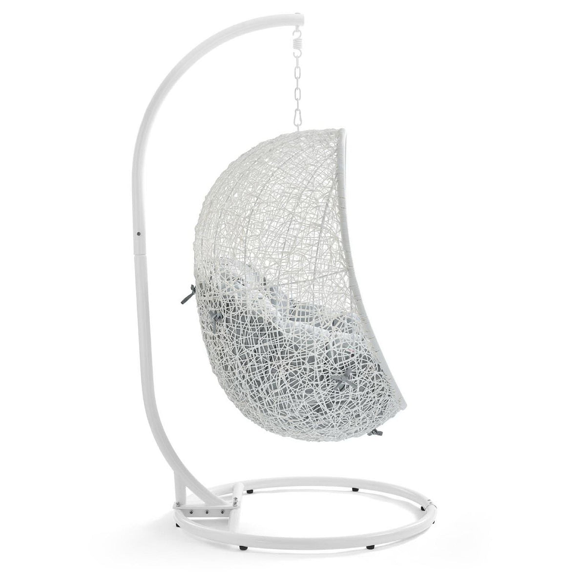 Hide Outdoor Patio Swing Chair With Stand white wicker daybed by Modway on Tampa Home & Garden Store