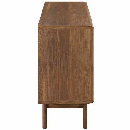 Render Display Stand by Modway, brown woodgrain finish for living room furniture on Tampa Home & Garden Store