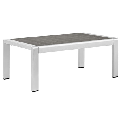 Shore Six Piece Patio and Aluminum Sofa Set