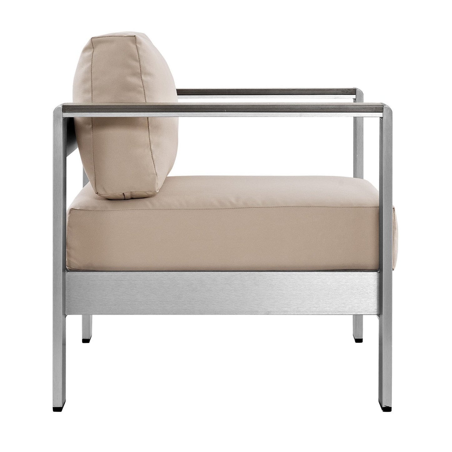 Shore 3 Piece Outdoor Aluminum Furniture Set