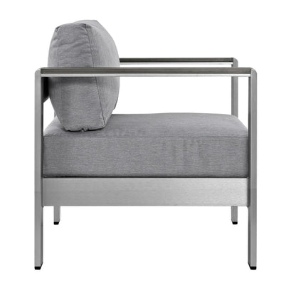 Shore 3 Piece Outdoor Aluminum Furniture Set