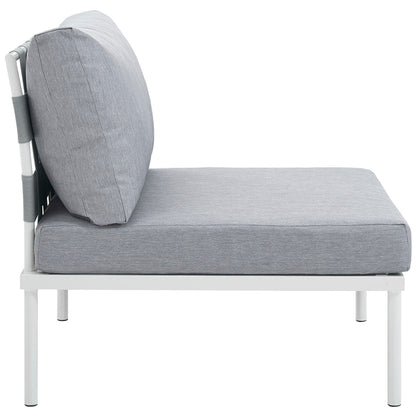 Harmony Armless Outdoor Patio and Aluminum Chair