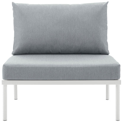 Harmony Armless Outdoor Patio and Aluminum Chair
