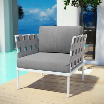 Harmony Outdoor Aluminum Armchair by Modway