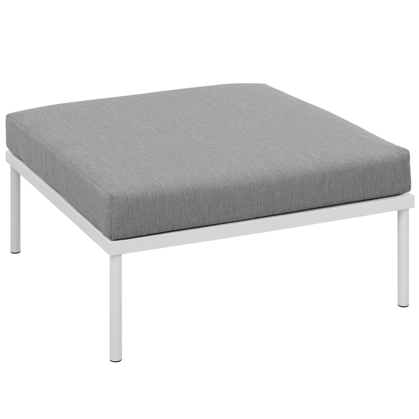 Harmony Outdoor Aluminum Patio Ottoman by Modway